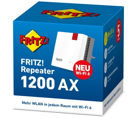 AVM FRITZ!Repeater 1200 AX mit Wi-Fi 6